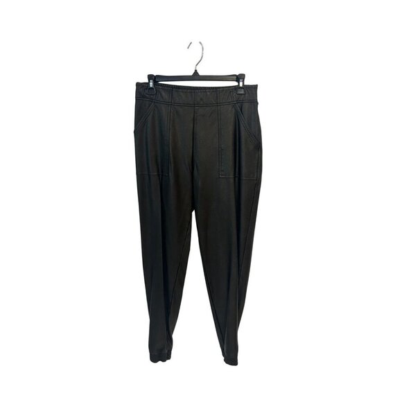 SPANX Faux Leather Jogger Pants Medium - Picture 6 of 7